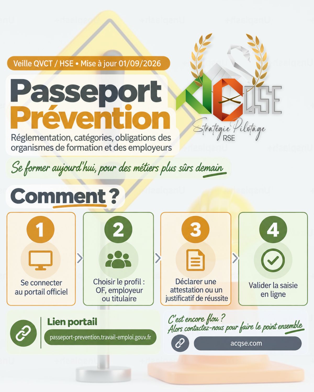 AC QSE : Veille Passeport Prévention 09/2026